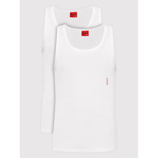 HUGO Komplet tank topów 50469778 Biały Slim Fit ze sklepu MODIVO w kategorii Podkoszulki męskie - zdjęcie 187696255