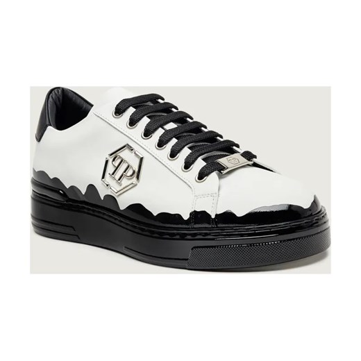 Philipp Plein Skórzane sneakersy Low Top ze sklepu Gomez Fashion Store w kategorii Buty sportowe męskie - zdjęcie 187696846