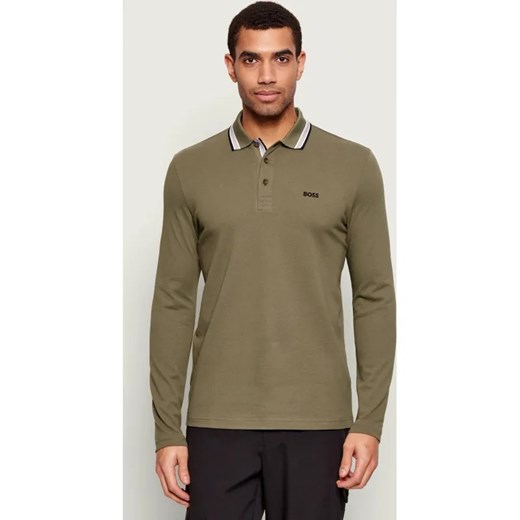BOSS GREEN Polo Plisy | Regular Fit ze sklepu Gomez Fashion Store w kategorii T-shirty męskie - zdjęcie 187696937