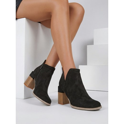 Royalfashion Damskie botki na słupku Vettot ze sklepu royalfashion.pl w kategorii Botki - zdjęcie 187698808