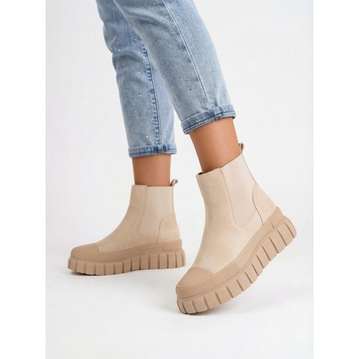 Royalfashion Damskie botki Mietoo ze sklepu royalfashion.pl w kategorii Botki - zdjęcie 187699118