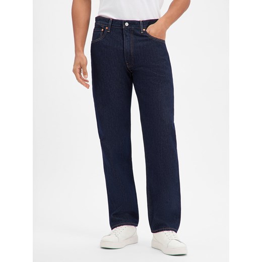 Levi's Dżinsy - 555™ Relaxed Straight Mężczyźni Bawełna rinsed jednolity ze sklepu vangraaf w kategorii Jeansy męskie - zdjęcie 187699855