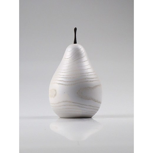 AM Design Figurka dekoracyjna &quot;Gruszka&quot; w kolorze białym - wys. 13 x Ø 8 cm ze sklepu Limango Polska w kategorii Dekoracje - zdjęcie 187700877