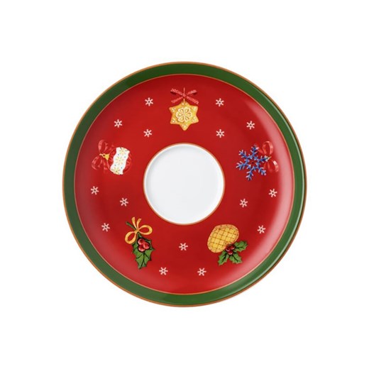 Hutschenreuther Spodek &quot;Happy Wintertime&quot; w kolorze zielono-czerwonym - Ø 16,4 cm ze sklepu Limango Polska w kategorii Dzbanki i zaparzacze - zdjęcie 187701169