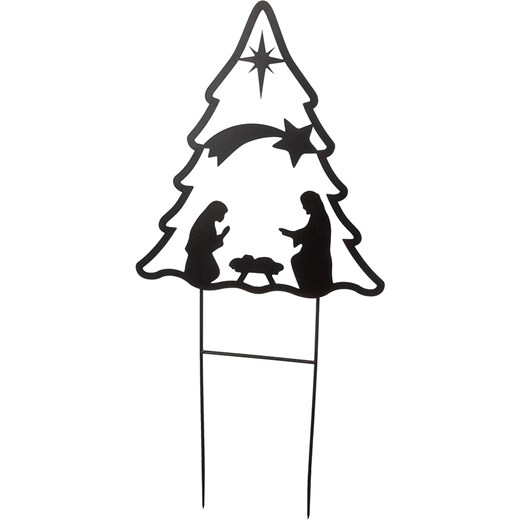 GILDE Dekoracja ogrodowa w kolorze ciemnobrązowym - 51 x 102 x 1 cm ze sklepu Limango Polska w kategorii Dekoracje - zdjęcie 187701286