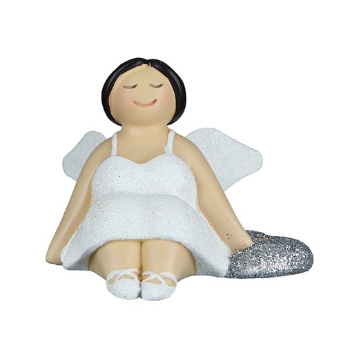 GILDE Świecznik &quot;Betty&quot; w kolorze srebrno-białym - 8 x 6,5 cm ze sklepu Limango Polska w kategorii Świeczniki - zdjęcie 187701288