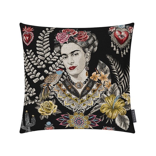 Magma Heimtex Poszewka &quot;Frida&quot; ze wzorem na poduszkę - 45 x 45 cm ze sklepu Limango Polska w kategorii Poduszki dekoracyjne - zdjęcie 187701356