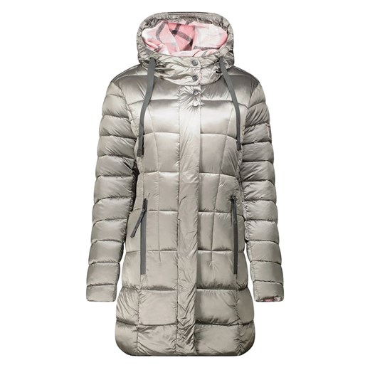 Geographical Norway Płaszcz pikowany &quot;Bulli&quot; w kolorze szarym ze sklepu Limango Polska w kategorii Kurtki damskie - zdjęcie 187701427