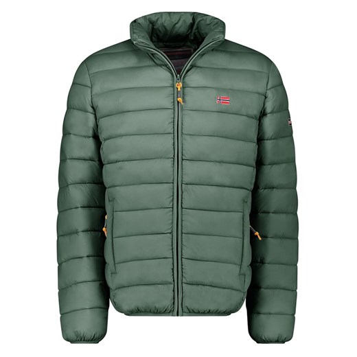 Geographical Norway Kurtka pikowana &quot;Amigolor&quot; w kolorze zielonym Geographical Norway XL Limango Polska okazja