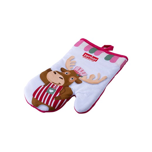 Fackelmann Rękawica kuchenna w kolorze biało-czerwonym - 28 x 18 cm ze sklepu Limango Polska w kategorii Tekstylia kuchenne - zdjęcie 187701556