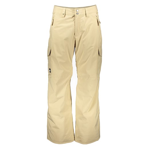 Quicksilver Spodnie narciarskie &quot;Porter&quot; w kolorze beżowym ze sklepu Limango Polska w kategorii Spodnie męskie - zdjęcie 187701588