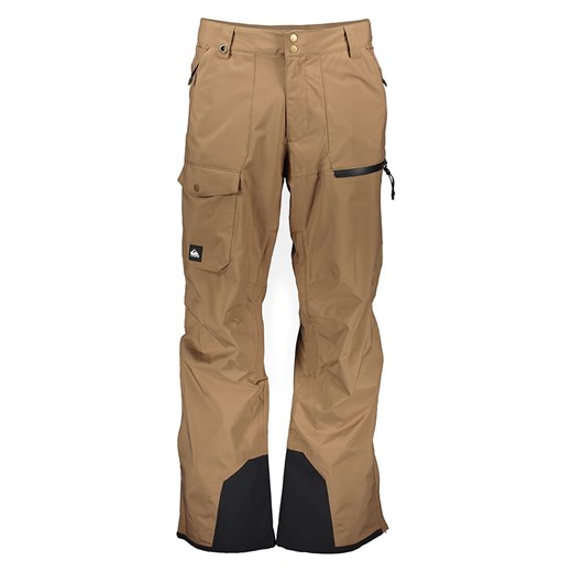 Quicksilver Spodnie narciarskie &quot;Utility&quot; w kolorze jasnobrązowym ze sklepu Limango Polska w kategorii Spodnie męskie - zdjęcie 187701618