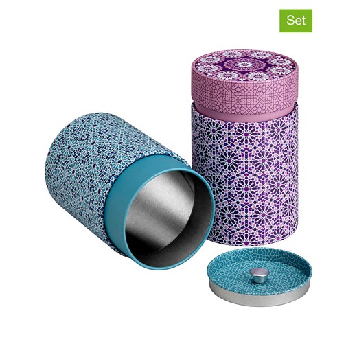 Eigenart Puszki (2 szt.) w kolorze jasnoróżowo-błękitnym na herbatę - 150 g ze sklepu Limango Polska w kategorii Dzbanki i zaparzacze - zdjęcie 187701635