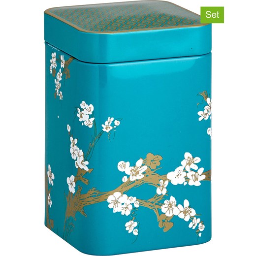 Eigenart Puszki (3 szt.) &quot;Japan&quot; w kolorze niebiesko-czerwonym na herbatę - 100 g ze sklepu Limango Polska w kategorii Dzbanki i zaparzacze - zdjęcie 187701638