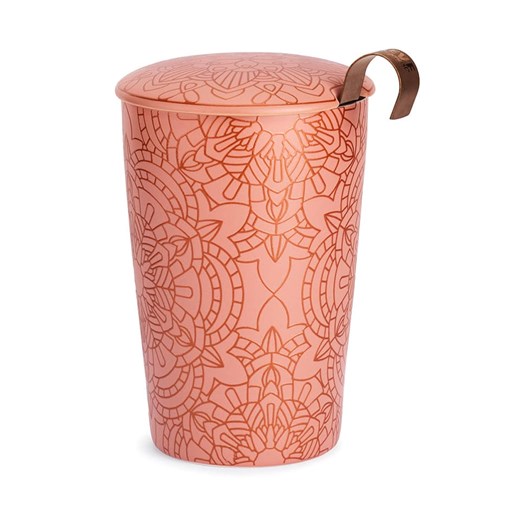 Eigenart Kubek &quot;Mandala&quot; w kolorze jasnoróżowym do herbaty - 350 ml ze sklepu Limango Polska w kategorii Dzbanki i zaparzacze - zdjęcie 187701675