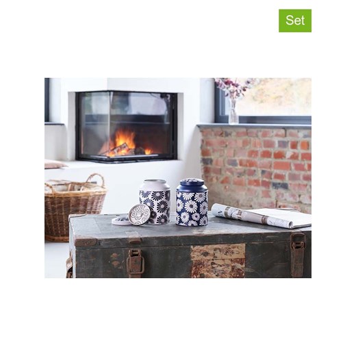 Eigenart Puszki (2 szt.) &quot;Amami&quot; w kolorze biało-granatowym na herbatę - 175 g ze sklepu Limango Polska w kategorii Dzbanki i zaparzacze - zdjęcie 187701729