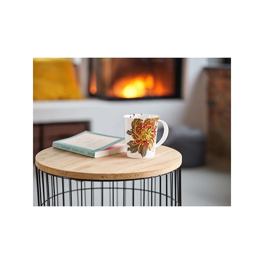 Eigenart Kubek &quot;Kiku&quot; w kolorze biało-żółto-zielonym do herbaty - 500 ml ze sklepu Limango Polska w kategorii Dzbanki i zaparzacze - zdjęcie 187701735