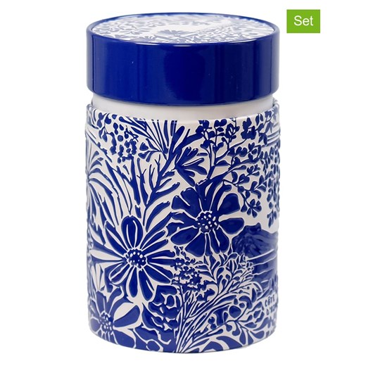 Eigenart Puszki (3 szt.) w kolorze niebiesko-pomarańczowo-turkusowym na herbatę - 125 g ze sklepu Limango Polska w kategorii Dzbanki i zaparzacze - zdjęcie 187701738