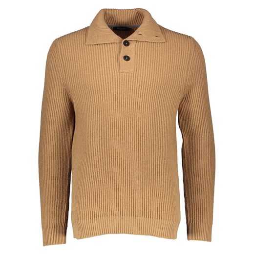 Maerz Muenchen Wełniany sweter w kolorze karmelowym ze sklepu Limango Polska w kategorii Swetry męskie - zdjęcie 187701806