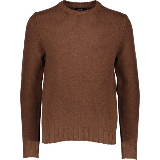 Maerz Muenchen Wełniany sweter w kolorze ciemnobrązowym ze sklepu Limango Polska w kategorii Swetry męskie - zdjęcie 187701816