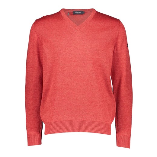 Maerz Muenchen Wełniany sweter w kolorze koralowym ze sklepu Limango Polska w kategorii Swetry męskie - zdjęcie 187701865