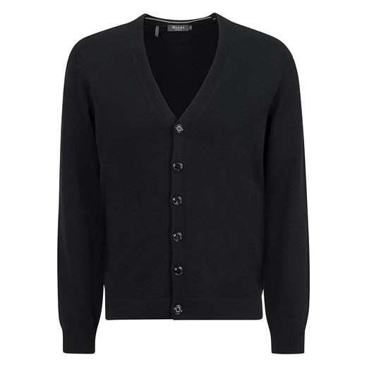 Maerz Muenchen Wełniany kardigan w kolorze czarnym ze sklepu Limango Polska w kategorii Swetry męskie - zdjęcie 187701907