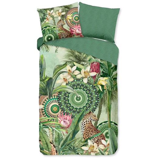 Hip Komplet pościeli satynowej &quot;Abhita&quot; w kolorze zielonym ze sklepu Limango Polska w kategorii Pościele - zdjęcie 187702076