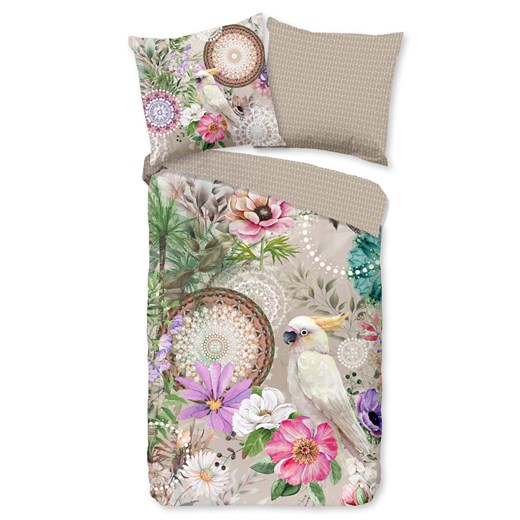 Hip Komplet pościeli satynowej w kolorze beżowym ze sklepu Limango Polska w kategorii Pościele - zdjęcie 187702096