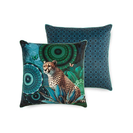 Hip Poduszka &quot;Nyah&quot; w kolorze morskim ze wzorem ze sklepu Limango Polska w kategorii Poduszki dekoracyjne - zdjęcie 187702288