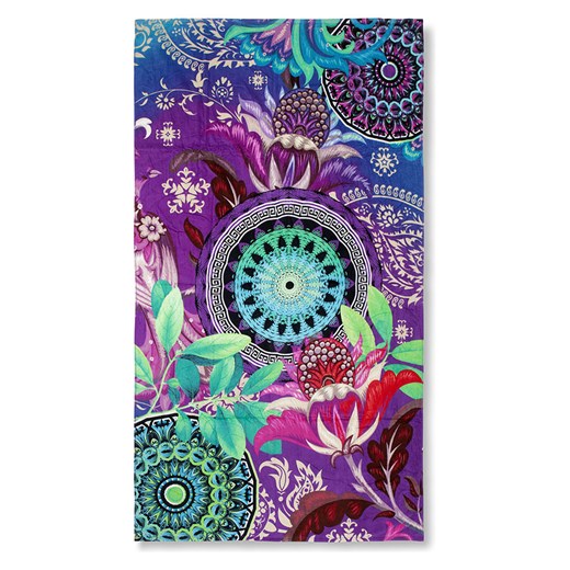 Hip Ręcznik plażowy &quot;Axelle&quot; w kolorze fioletowym ze wzorem ze sklepu Limango Polska w kategorii Ręczniki - zdjęcie 187702337