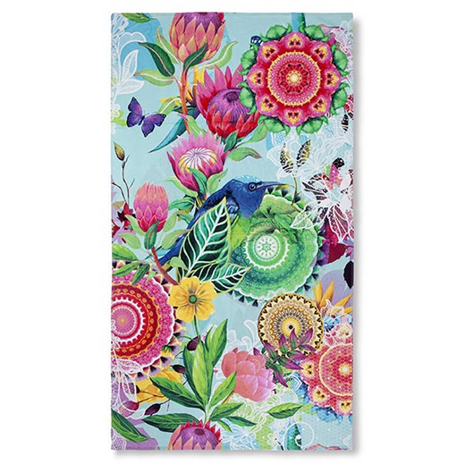 Hip Ręcznik plażowy &quot;Chess&quot; w kolorze błękitnym ze wzorem ze sklepu Limango Polska w kategorii Ręczniki - zdjęcie 187702339