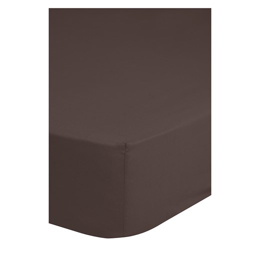 Good Morning Satynowe prześcieradło w kolorze brązowym na gumce ze sklepu Limango Polska w kategorii Prześcieradła - zdjęcie 187702407