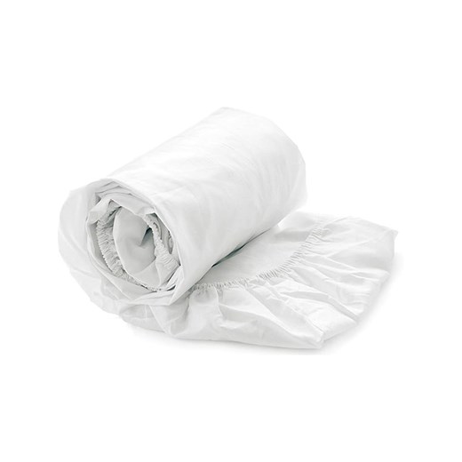 Heckett Lane Prześcieradło satynowe &quot;Elementi&quot; w kolorze białym na Heckett Lane 90x200 cm Limango Polska promocja