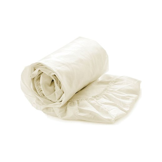 Heckett Lane Prześcieradło satynowe &quot;Elementi&quot; w kolorze kremowym na gumce ze sklepu Limango Polska w kategorii Prześcieradła - zdjęcie 187702979