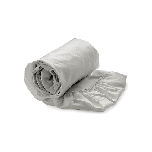 Heckett Lane Prześcieradło satynowe &quot;Elementi&quot; w kolorze szarym na Heckett Lane 160x200 cm promocja Limango Polska