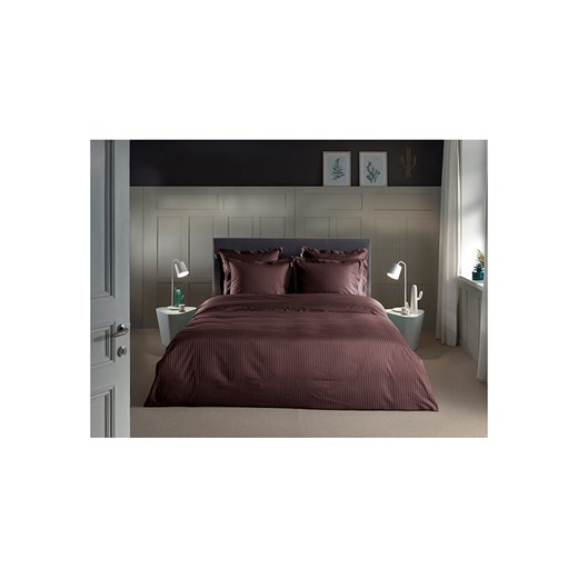 Heckett Lane Komplet pościeli satynowej &quot;Banda&quot; w kolorze brązowym Heckett Lane 200x200 cm Limango Polska wyprzedaż