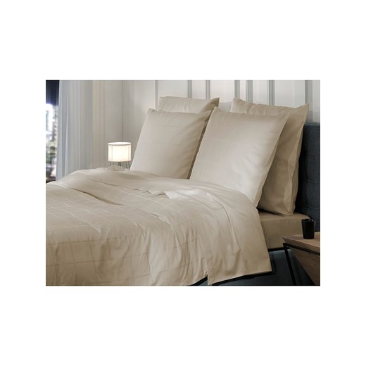 Heckett Lane Komplet pościeli satynowej &quot;Diamante&quot; w kolorze beżowym Heckett Lane 200x220 cm Limango Polska okazja