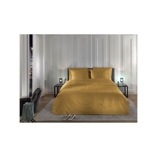 Heckett Lane Komplet pościeli satynowej &quot;Diamante&quot; w kolorze złotym Heckett Lane 240x220 cm okazja Limango Polska