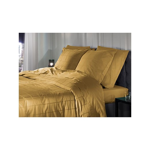Heckett Lane Komplet pościeli satynowej &quot;Diamante&quot; w kolorze złotym Heckett Lane 240x220 cm wyprzedaż Limango Polska