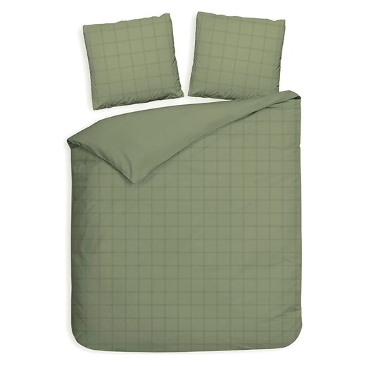 Heckett Lane Komplet pościeli satynowej &quot;Diamante&quot; w kolorze zielonym Heckett Lane 240x220 cm Limango Polska okazja