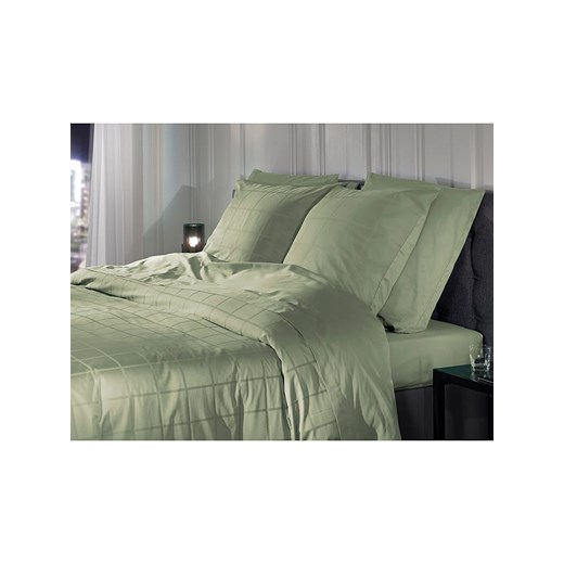 Heckett Lane Komplet pościeli satynowej &quot;Diamante&quot; w kolorze zielonym Heckett Lane 260x220 cm okazyjna cena Limango Polska