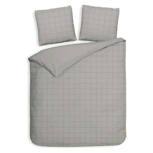 Heckett Lane Komplet pościeli satynowej &quot;Diamante&quot; w kolorze szarym Heckett Lane 240x220 cm okazyjna cena Limango Polska