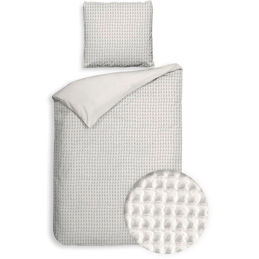 Heckett Lane Komplet pościeli perkalowej &quot;Vafala&quot; w kolorze kremowym ze sklepu Limango Polska w kategorii Pościele - zdjęcie 187703218