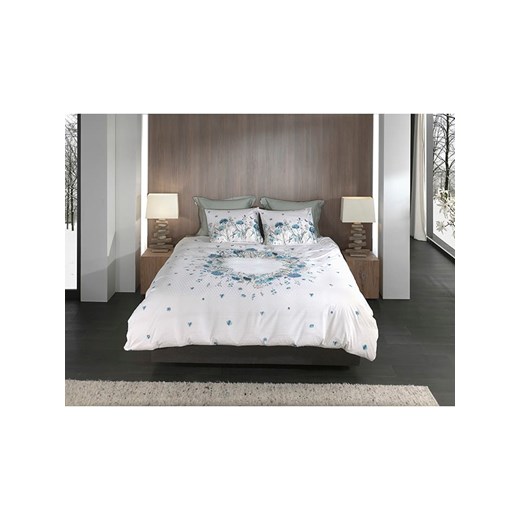 HNL Komplet pościeli &quot;Mikaela&quot; w kolorze biało-niebieskim ze sklepu Limango Polska w kategorii Pościele - zdjęcie 187703248