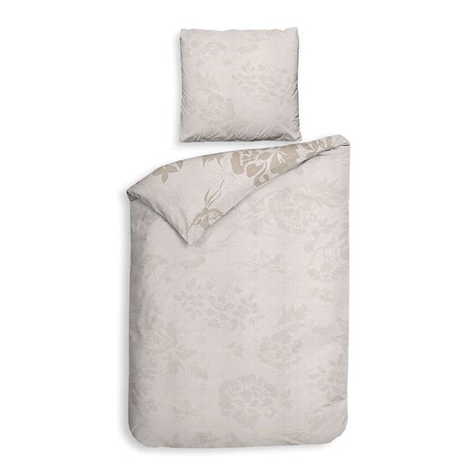 Heckett Lane Komplet pościeli satynowej &quot;Ling&quot; w kolorze beżowym Heckett Lane 135x200 cm wyprzedaż Limango Polska