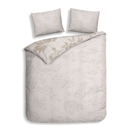 Heckett Lane Komplet pościeli satynowej &quot;Ling&quot; w kolorze beżowym Heckett Lane 155x220 cm promocyjna cena Limango Polska