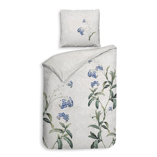 Heckett Lane Komplet pościeli satynowej &quot;Lacie&quot; w kolorze jasnoszaro-niebiesko-zielonym ze sklepu Limango Polska w kategorii Pościele - zdjęcie 187703298