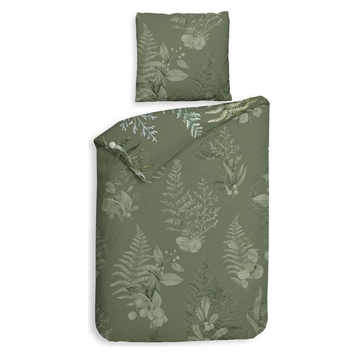 HNL Komplet pościeli twillowej &quot;Nathan&quot; w kolorze zielonym Hnl 155x220 cm okazyjna cena Limango Polska