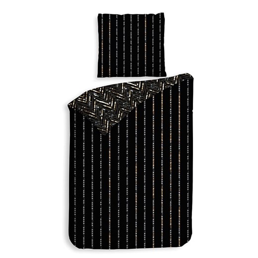 Heckett Lane Komplet pościeli satynowej &quot;Maxime&quot; w kolorze czarnym Heckett Lane 135x200 cm okazja Limango Polska