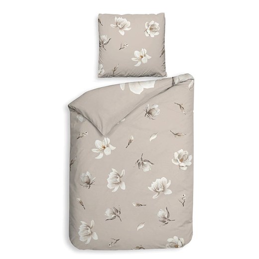 Heckett Lane Komplet pościeli satynowej &quot;Vienna&quot; w kolorze jasnoszarym Heckett Lane 260x220 cm okazyjna cena Limango Polska